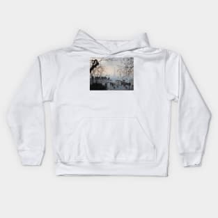 Paris City View from Montmartre Kids Hoodie